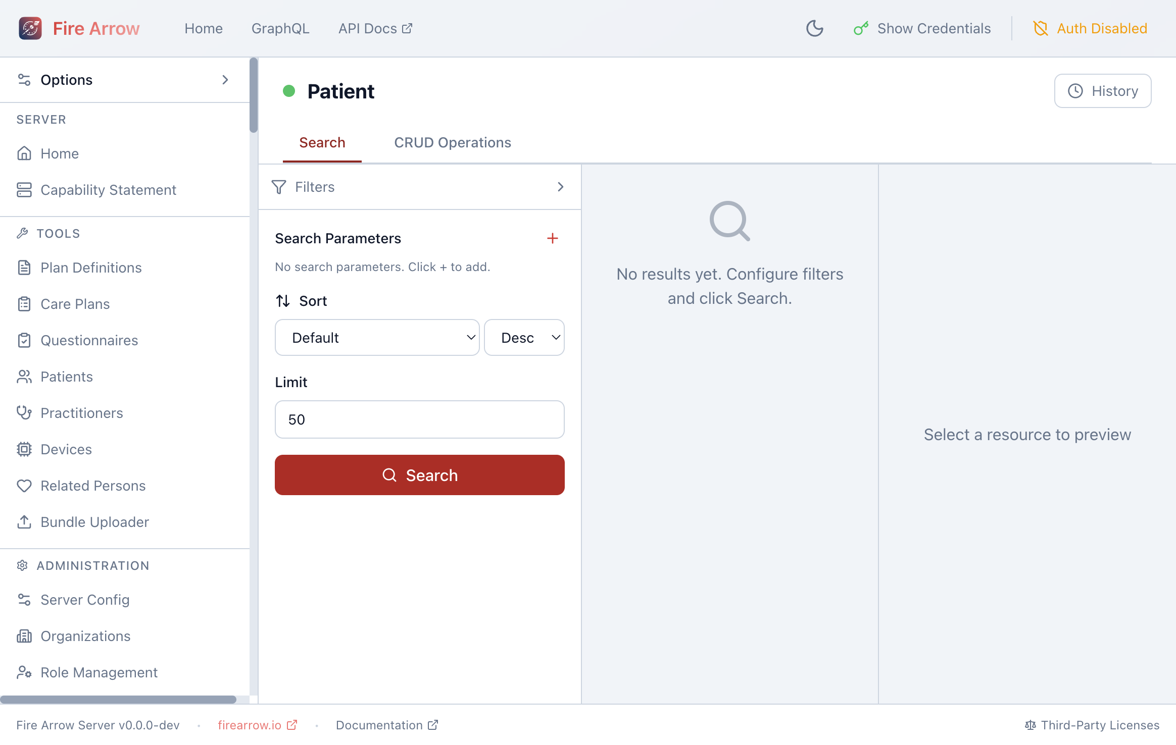 Resource Browser for Patient